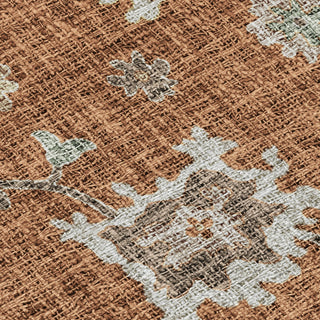Dalyn Portico PO6 Paprika Machine Washable Area Rug Swatch Image