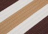 Colonial Mills Portico PO89 Espresso Area Rug Closeup Image