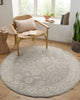 Livabliss Poetry POI-2305 Light Sage Area Rug Room Scene