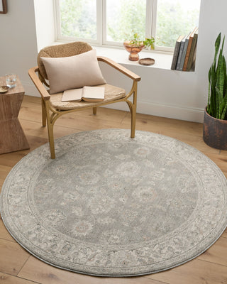 Livabliss Poetry POI-2305 Light Sage Area Rug Room Scene
