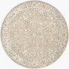 Livabliss Poetry POI-2308 Cream Area Rug Round