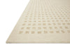 Chris Loves Julia x Loloi Polly POL-01 Ivory / Natural Area Rug Corner Image