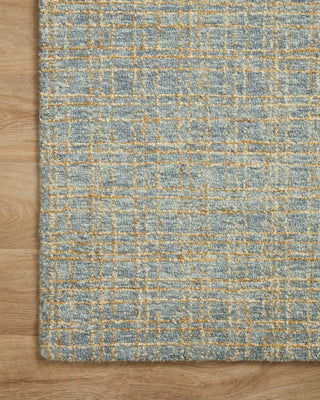 Chris Loves Julia x Loloi Polly POL-03 Blue / Sand Area Rug Corner Image