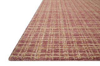 Chris Loves Julia x Loloi Polly POL-03 Berry / Natural Area Rug Corner Image