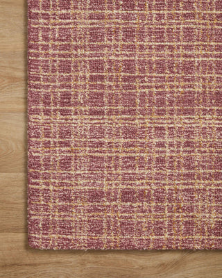 Chris Loves Julia x Loloi Polly POL-03 Berry / Natural Area Rug Corner Image