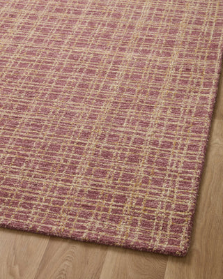 Chris Loves Julia x Loloi Polly POL-03 Berry / Natural Area Rug Angle Image