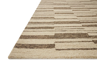 Chris Loves Julia x Loloi Polly POL-04 Beige / Tobacco Area Rug Corner Image