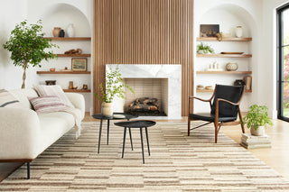 Chris Loves Julia x Loloi Polly POL-04 Beige / Tobacco Area Rug Lifestyle Image Feature