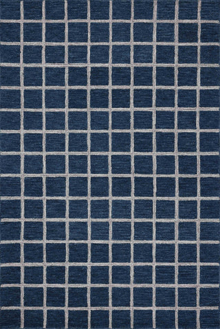 Polly POL-05 Navy/Silver Area Rug by Chris Loves Julia x Loloi