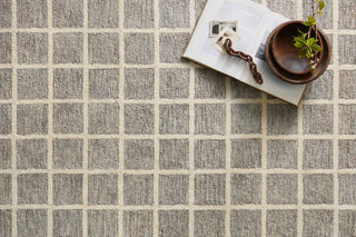 Chris Loves Julia x Loloi Polly POL-05 Slate / Ivory Area Rug Lifestyle Image Feature