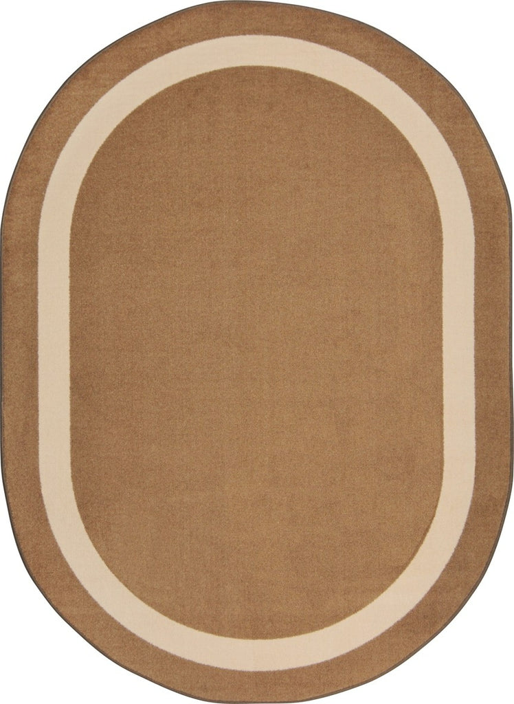 Joy Carpets Kid Essentials Portrait Mocha Area Rug