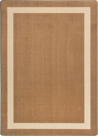 Joy Carpets Kid Essentials Portrait Mocha Area Rug