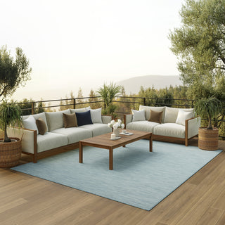 Nourison Positano POS01 Aqua Area Rug 