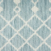 Nourison Positano POS02 Aqua Area Rug Corner Image