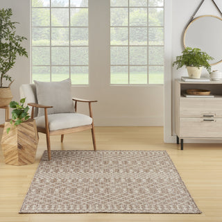 Nourison Positano POS02 Beige Area Rug Swatch Image