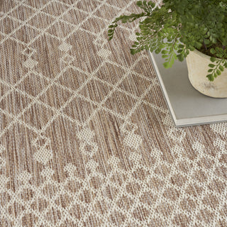 Nourison Positano POS02 Beige Area Rug Texture Image