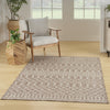 Nourison Positano POS02 Beige Area Rug Corner Image