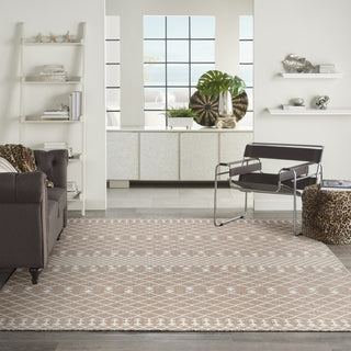 Nourison Positano POS02 Beige Area Rug Swatch Image