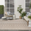 Nourison Positano POS02 Beige Area Rug Corner Image