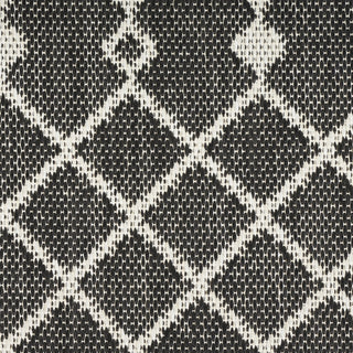 Nourison Positano POS02 Black Area Rug Corner Image