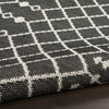 Nourison Positano POS02 Black Area Rug Detail Image