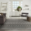 Nourison Positano POS02 Black Area Rug Swatch Image