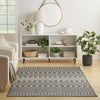 Nourison Positano POS02 Charcoal Area Rug Swatch Image