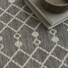 Nourison Positano POS02 Charcoal Area Rug Texture Image