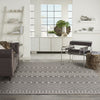 Nourison Positano POS02 Charcoal Area Rug Swatch Image