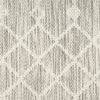 Nourison Positano POS02 Light Grey Area Rug Corner Image