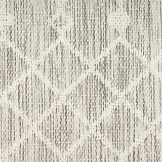 Nourison Positano POS02 Light Grey Area Rug Corner Image