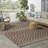 Nourison Positano POS02 Natural Area Rug Corner Image