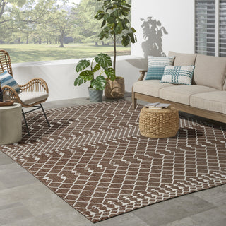 Nourison Positano POS02 Natural Area Rug Corner Image