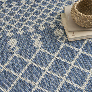 Nourison Positano POS02 Navy Blue Area Rug Texture Image