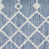 Nourison Positano POS02 Navy Blue Area Rug Corner Image