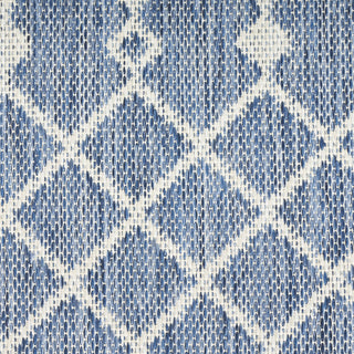 Nourison Positano POS02 Navy Blue Area Rug Corner Image