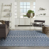 Nourison Positano POS02 Navy Blue Area Rug Swatch Image