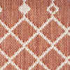 Nourison Positano POS02 Terracotta Area Rug Corner Image