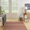 Nourison Positano POS02 Terracotta Area Rug Swatch Image