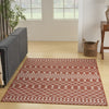 Nourison Positano POS02 Terracotta Area Rug Corner Image