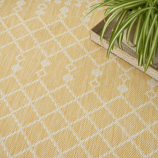Nourison Positano POS02 Yellow Area Rug Texture Image