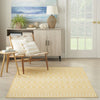 Nourison Positano POS02 Yellow Area Rug Swatch Image
