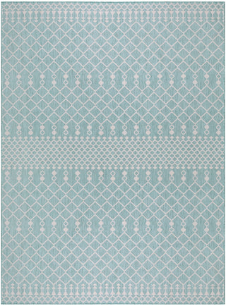 Nourison Positano POS02 Aqua Area Rug 