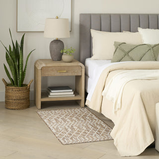 Nourison Positano POS02 Beige Area Rug 