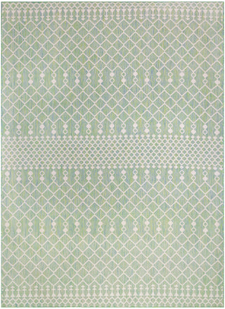 Nourison Positano POS02 Blue Green Area Rug 