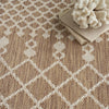 Nourison Positano POS02 Jute Area Rug Corner Image