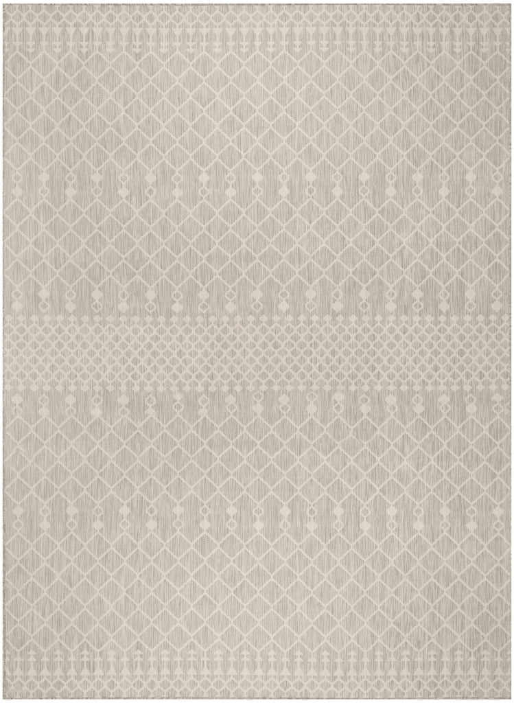 Nourison Positano POS02 Light Grey Area Rug main image