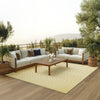 Nourison Positano POS02 Yellow Area Rug Corner Image