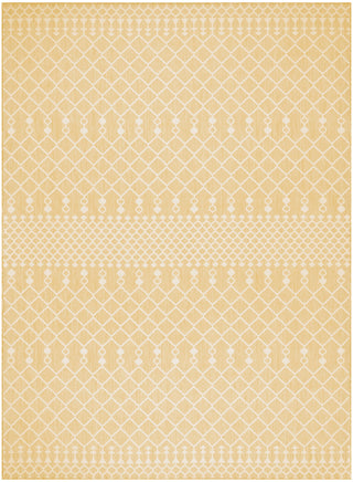 Nourison Positano POS02 Yellow Area Rug 