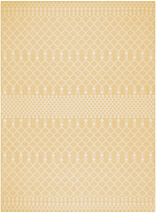 Nourison Positano POS02 Yellow Area Rug 